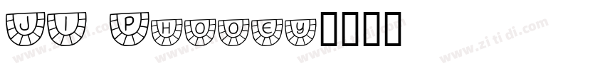 JI Phooey字体转换